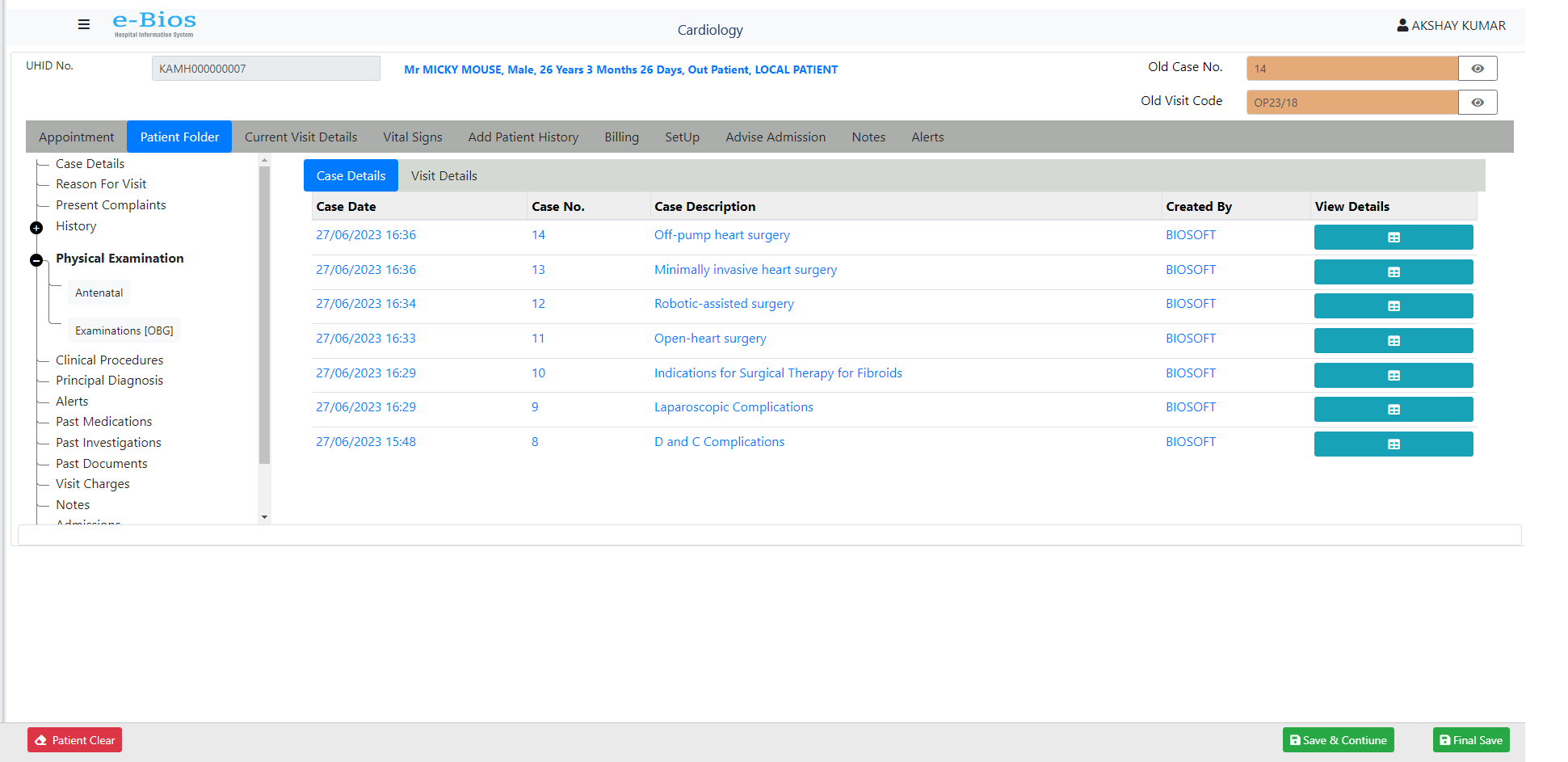 PatientFolder PatientFolder