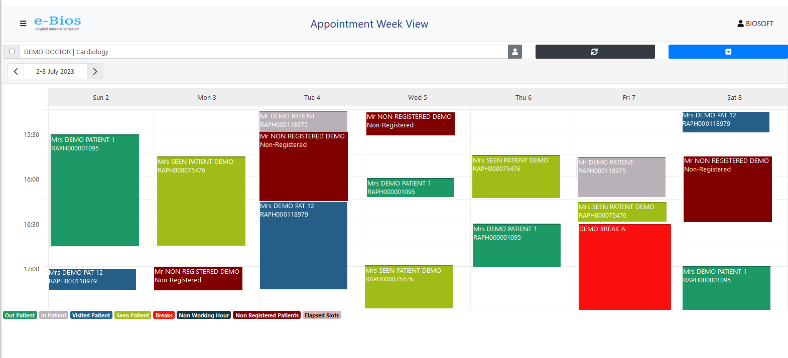 appointmentweekview appointmentweekview